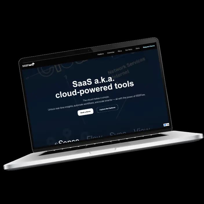 SX-01 SaaS Demo website preview.