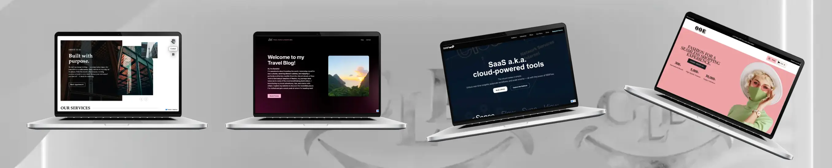 Webflow FREE Templates collection preview.
