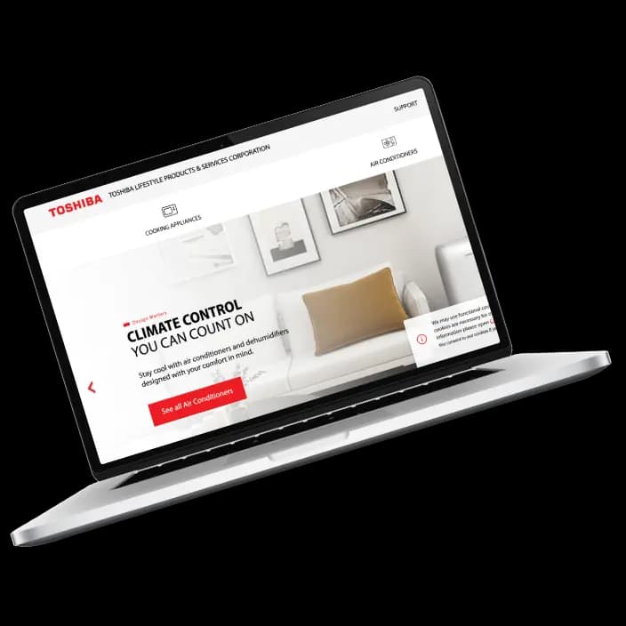 Toshiba-lifestyle Magnolia project preview.